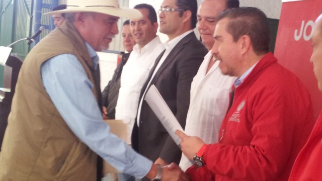 delegado federal de Sedatu en Querétaro, Hugo Cabrera Ruiz.