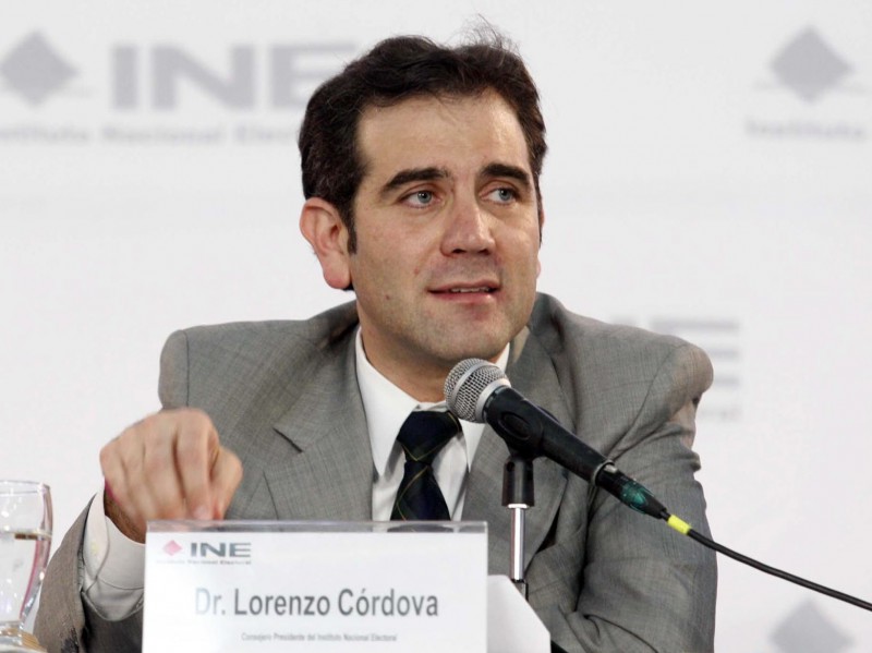 Presidente del INE, Lorenzo Córdova.