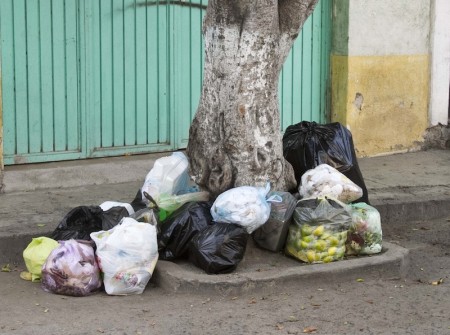 La falta de recolección de basura en algún puntos de la ciudad, afectó la imagan urbana. FOTO/ROTATIVO