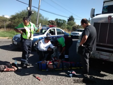 El accidente ocurrió sobre Constituyentes, a la altura del acceso a San Isidro.