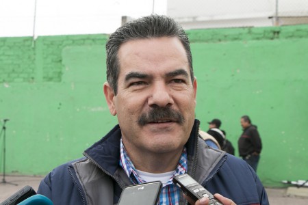 Pedro Álvarez Aguilar, secretario general de la unión de comerciantes del Mercado Juárez.