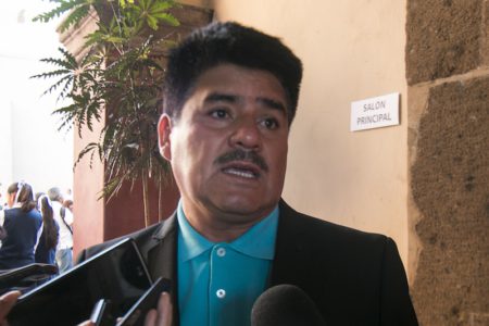 Rubén Estrella Peralta, secretario de obras públicas en San Juan del Río.